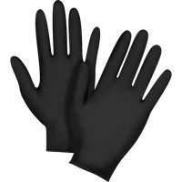 Emballages de gants jetables pour machine distributrice, Petit, Nitrile, 5 mils, Sans poudre, Noir, Classe 2 Les Fournitures Industrielles Méga