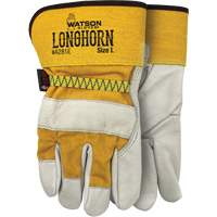 Gants Longhorn, Grand, Paume en Cuir fleur de vache Les Fournitures Industrielles Méga