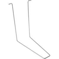 Berme &agrave; support en fil m&eacute;tallique, Capacit&eacute; 268 gal. US, 6' la x 8' lo x 12" h, Support en L Les Fournitures Industrielles Méga
