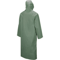 851 Hurricane Long Coat with Detachable Hood, Small, Green Les Fournitures Industrielles Méga