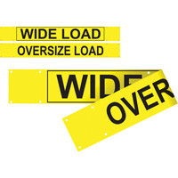Banni&egrave;re wide load/oversized load &agrave; deux c&ocirc;t&eacute;s, Vinyle, 96" la x 12" h Les Fournitures Industrielles Méga