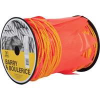 Warning Line with Flags, 328' L, Orange Les Fournitures Industrielles Méga