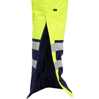 Salopette pour le froid extr&ecirc;me Bisley, Polyester, Petit, Jaune lime haute visibilit&eacute; Les Fournitures Industrielles Méga