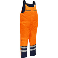 Salopette pour le froid extr&ecirc;me Bisley, Polyester, Petit, Orange haute visibilit&eacute; Les Fournitures Industrielles Méga