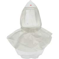 Cagoule Versaflo s&eacute;rie pour APR avec voile, Standard, Pi&egrave;ce faciale/Coiffe souple, Bavette Double Les Fournitures Industrielles Méga