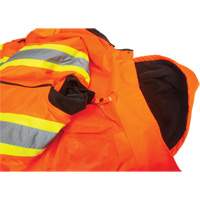Waterproof 7-in-1 Winter Parka, High Visibility Orange, Medium Les Fournitures Industrielles Méga
