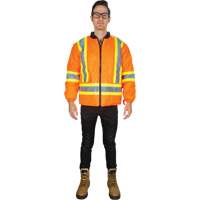 Waterproof 7-in-1 Winter Parka, High Visibility Orange, Medium Les Fournitures Industrielles Méga