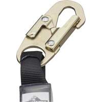 SA-5500-4 Shock Absorbing Lanyard, 4', Snap Hook Center, Snap Hook Leg Ends, Galvanized Steel Les Fournitures Industrielles Méga