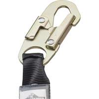 SA-55522-4 PVC-Coated Shock Absorbing Lanyard, 4', Form Hook Center, Snap Hook Leg Ends, Galvanized Steel Les Fournitures Industrielles Méga