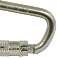CP-03015-1 Zinc Plated Carabiner with 1" Gate Opening, Steel Les Fournitures Industrielles Méga