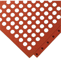 Tuiles ouvertes &agrave; imbrication en caoutchouc pour planchers 24/Seven Locksafe Grade A Les Fournitures Industrielles Méga