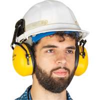 Cache-oreilles passifs, Fixation pour casque, 27 NRR dB Les Fournitures Industrielles Méga