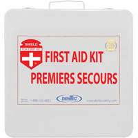 Shield First Aid Kit, Meets/Exceeds CSA Z1220-24 Type 2 Low-Risk Environment, Medium (26-50 Workers) Les Fournitures Industrielles Méga