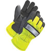 High-Visbility Fitter's Glove, Large, Grain Goatskin Palm, Thinsulate Inner Lining Les Fournitures Industrielles Méga
