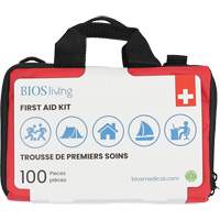 100-Piece Home & Travel First Aid Kit, Nylon Bag Les Fournitures Industrielles Méga