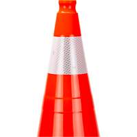 Premium Traffic Cone, 28", Orange, 4" Reflective Collar(s) Les Fournitures Industrielles Méga