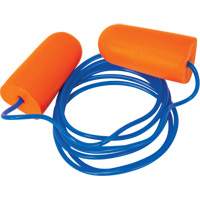 Foam Earplugs, Pair - Polybag, Corded Les Fournitures Industrielles Méga
