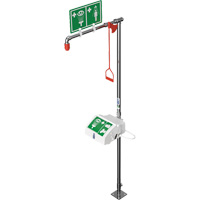 Combination Shower with Closed ABS Bowl & Bottom Inlet, Pedestal Les Fournitures Industrielles Méga