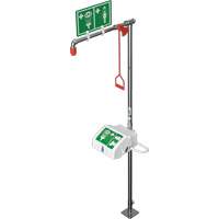 Combination Shower with Closed ABS Bowl & Top Inlet, Pedestal Les Fournitures Industrielles Méga