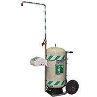 Mobile Self-Contained Emergency Safety Shower with Eye & Face Wash, 30 gal. Capacity, Meets None Les Fournitures Industrielles Méga