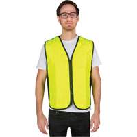 Veste refroidissante &agrave; &eacute;vaporation, Moyen, Jaune lime haute visibilit&eacute; Les Fournitures Industrielles Méga