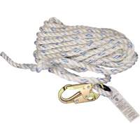 Vertical Life Line with 3/4" Snap Hook & Thimble Eye Les Fournitures Industrielles Méga