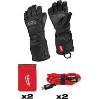 Gants chauffants pour l'hiver avec piles Les Fournitures Industrielles Méga