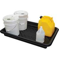 Spill Tray, 24" L x 36" W x 4.5" H, 18 US gal. Spill Capacity Les Fournitures Industrielles Méga