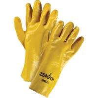 Gants &agrave; fini rugueux et r&eacute;sistants aux produits chimiques, Taille 9, 12" lo, PVC, Doublure en Interlock, 47-mil Les Fournitures Industrielles Méga