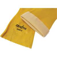 Gants &agrave; fini rugueux et r&eacute;sistants aux produits chimiques, Taille 9, 14" lo, PVC, Doublure en Interlock, 47-mil Les Fournitures Industrielles Méga