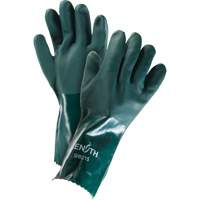Gants verts &agrave; double enduit, 14" lo, PVC, Doublure en Jersey de coton, 70 mils Les Fournitures Industrielles Méga