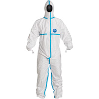 Hooded Coveralls, Small, White, Tyvek&reg; 600 Les Fournitures Industrielles Méga