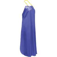 CoverMe Apron, PVC/Vinyl, 45" L x 35" W, Blue Les Fournitures Industrielles Méga
