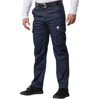 Pantalon cargo Big Flex, Poly-coton/Spandex, Bleu marin, Taille 46, Entrejambe 30 Les Fournitures Industrielles Méga