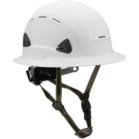 Fibre Metal Climbing Style Helmet with Full Brim, Meets CSA Type 2, Ratchet Suspension, Vented Les Fournitures Industrielles Méga