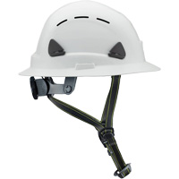 Fibre Metal Climbing Style Helmet with Full Brim, Meets CSA Type 2, Ratchet Suspension, Vented Les Fournitures Industrielles Méga