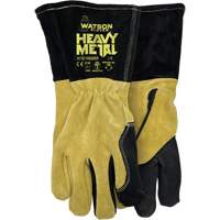 Gants de soudage MIG/&eacute;lectrode 2780 Thrasher, Cuir de vache refendu, Taille Petit Les Fournitures Industrielles Méga