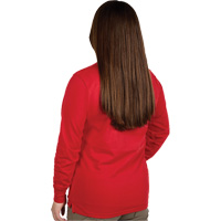 GRIDIRON Long Sleeve Logo T-Shirt, Women's, X-Small, Red Les Fournitures Industrielles Méga