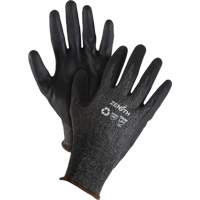 Gants &eacute;cologiques, l&eacute;gers, et r&eacute;sistants &agrave; la coupe, &agrave; haute dext&eacute;rit&eacute;, Taille 7, Calibre 21, Rev&ecirc;tement Mousse de nitrile, Enveloppe en Acier inoxydable/PEHP/rPET, ASTM ANSI niveau A5 Les Fournitures Industrielles Méga