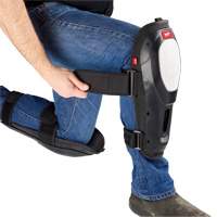 Dynamic Flooring Knee Pad, Hook and Loop Style, Plastic Caps, Foam Pads Les Fournitures Industrielles Méga