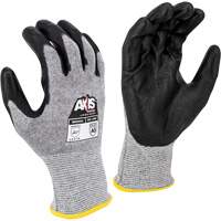 Gants de travail r&eacute;sistants &agrave; la coupe, compatibles avec &eacute;crans tactiles RWG566 AXIS, Taille T-petit, Calibre 18, Rev&ecirc;tement Polyur&eacute;thane, Enveloppe en Acier inoxydable/PEHP, ASTM ANSI niveau A5/EN 388 niveau E Les Fournitures Industrielles Méga