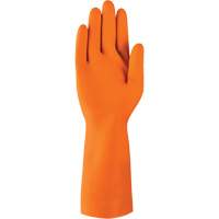 Gants robustes r&eacute;sistants aux produits chimiques AlphaTec 87-208, Taille 7, 12,8" lo, Latex de caoutchouc, Doublure en Coton/Ouat&eacute;e, 29,5 mils Les Fournitures Industrielles Méga