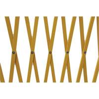 Barri&egrave;re extensible, 84" h x 20' lo, Jaune Les Fournitures Industrielles Méga