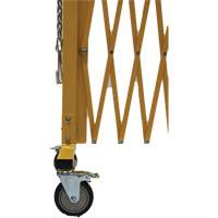 Barri&egrave;re extensible, 84" h x 20' lo, Jaune Les Fournitures Industrielles Méga