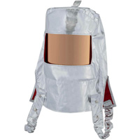 Cagoule r&eacute;fl&eacute;chissant la chaleur avec fen&ecirc;tre transparente dor&eacute;e Les Fournitures Industrielles Méga