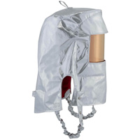 Cagoule r&eacute;fl&eacute;chissant la chaleur avec fen&ecirc;tre transparente dor&eacute;e Les Fournitures Industrielles Méga