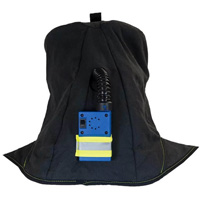 Cagoule de protection contre l'arc &eacute;lectrique TCG, Noir, 40 cal/cm², ANSI Z87.1/ASTM F1506/ASTM F1959/ASTM F2178/R&eacute;pond ou surpasse la norme CSA Z462/NFPA 70E, 4 Arc &eacute;lectrique EPI cat&eacute;gorie niveau Les Fournitures Industrielles Méga