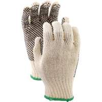Gants en tricot avec pois de PVC 417, Poly/coton, Un c&ocirc;t&eacute;, Petit Les Fournitures Industrielles Méga