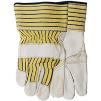Poor Boy Gloves, One Size, Grain Cowhide Palm Les Fournitures Industrielles Méga