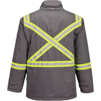 Bizflame&reg; 88/12 Insulated Winter Parka, Grey, Small Les Fournitures Industrielles Méga